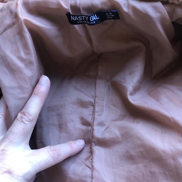 Nasty Gal TEDDY BIKER JACKET - Picture 9 of 12